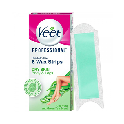 Veet Strips Half Body Wax For Dry Skin